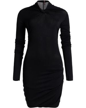 Rick Owens Mini Dress Viscose - Black