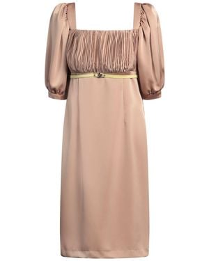 Tassos Mitropoulos Midi-Kleid - Natur
