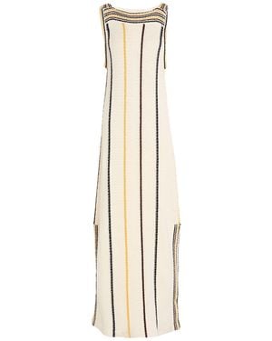 Jil Sander Maxi-Kleid - Mettallic