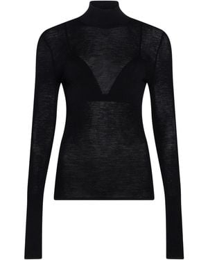 Versace Turtleneck Virgin Wool - Blue