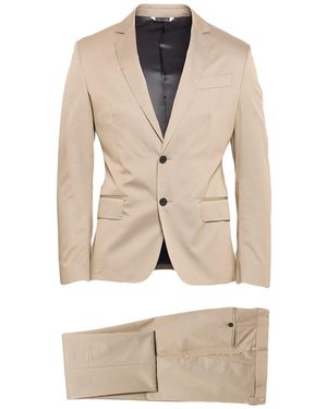 Trussardi Suit Cotton, Wool, Silk - Natural