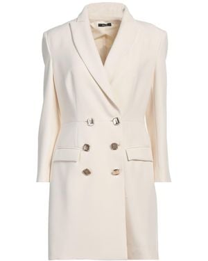 Hanita Ivory Mini Dress Polyester, Elastane - Natural