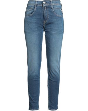Replay Hyperflex Jeans Cotton, Polyester, Elastane - Blue