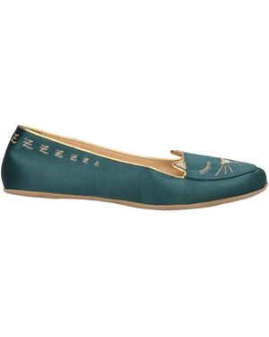 Charlotte Olympia Ballet Flats - Green