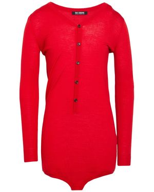 Raf Simons Sweater Virgin Wool - Red