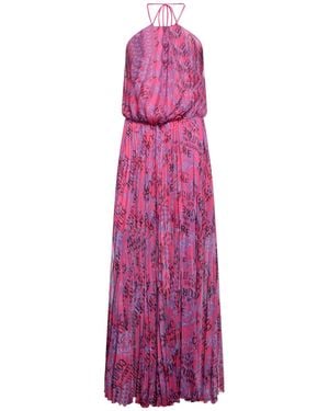 Versace Jeans Couture Maxi Dress Polyester - Purple