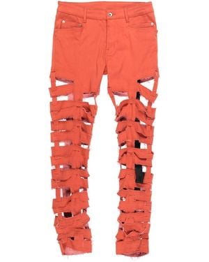 Rick Owens Jeanshose - Rot