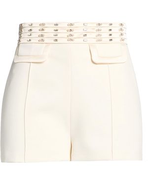 Elisabetta Franchi Shorts & Bermuda Shorts Polyester, Elastane - Natural