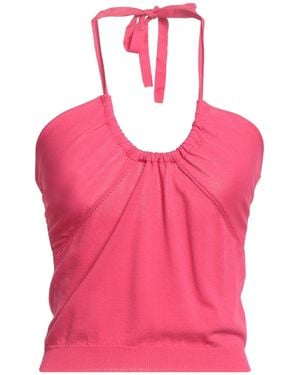 Kaos Top Viscose, Polyamide - Pink