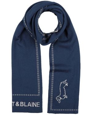 Harmont & Blaine Scarf - Blue