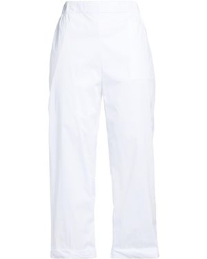 Liviana Conti Trousers Viscose, Polyamide, Elastane - White