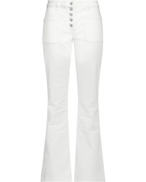 Courreges Jeans Cotton, Elastane - White