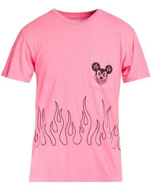 Local Authority Fuchsia T-Shirt Cotton - Pink