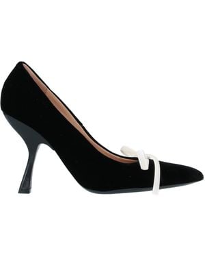 Brock Collection Bow-embellished Suede Pumps - Black