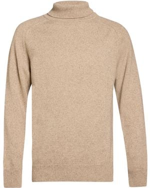 Lardini Rollkragenpullover - Natur