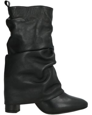 Ovyè Ankle Boots Leather - Black