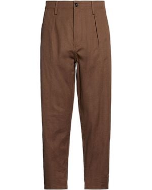 G-Star Trousers Cotton, Elastane - Brown