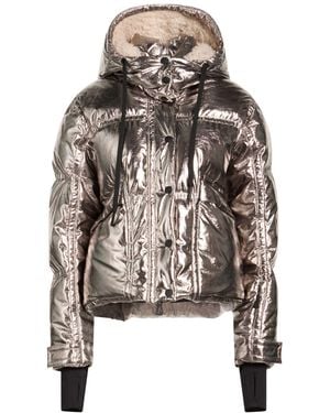 Moncler Puffer Polyamide, Elastane - Metallic