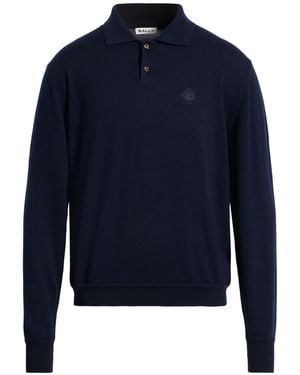 Bally Midnight Sweater Merino Wool - Blue