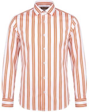 Moorer Shirt Cotton - Pink
