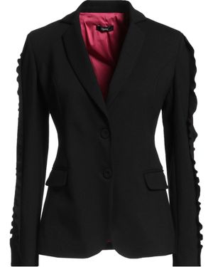 Hanita Blazer Polyester, Elastane - Black