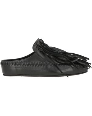 Ann Demeulemeester Mules & Clogs Leather - Black