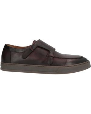 Doucal's Plum Loafers Leather - Brown