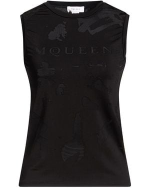 McQueen Top Viscose, Polyamide, Elastane - Black