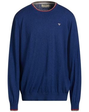 Fred Mello Sweater Cotton, Wool - Blue