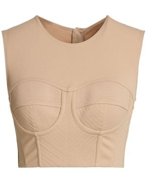 Dolce & Gabbana Top Viscose, Polyamide, Elastane - Natural