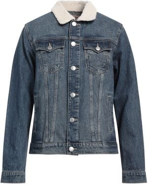 True Religion Denim Outerwear Cotton, Rayon - Blue