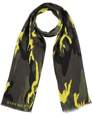 Givenchy Military Scarf Modal, Cashmere - Green