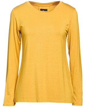 JUSTMINE T-Shirt Viscose, Elastane - Yellow
