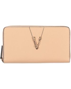 Versace Wallet Calfskin - Natural