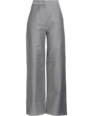 Malloni Trousers Cotton - Grey