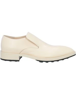 Jil Sander Cream Loafers Leather - Natural