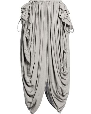 Quira Light Maxi Skirt Linen, Viscose - Gray