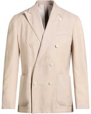 Lardini Blazer Tencel, Wool - Natural