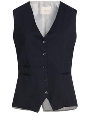 Circolo 1901 Tailored Vest Cotton, Elastane - Blue