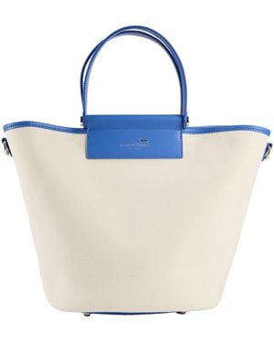 Harmont & Blaine Handbag Cotton, Calfskin - Blue