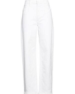 Mother Jeans Cotton, Elastane - White