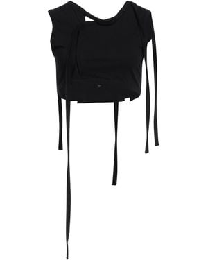Yohji Yamamoto Top - Schwarz