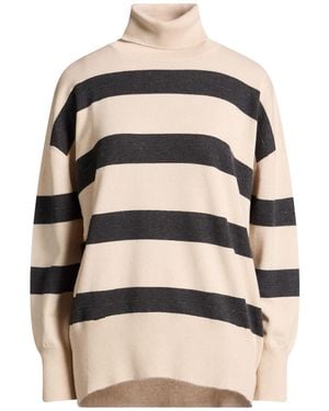 Brunello Cucinelli Rollkragenpullover - Natur