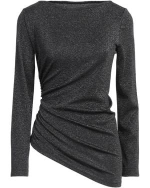 Stephan Janson Charcoal T-Shirt Viscose, Polyester, Nylon, Elastane - Black