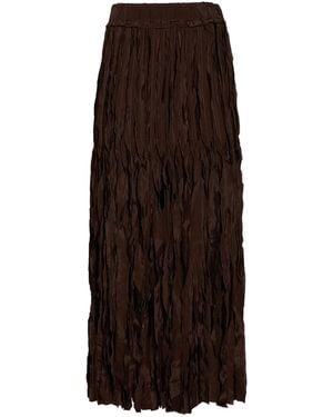 Alysi Maxi Skirt Viscose - Brown