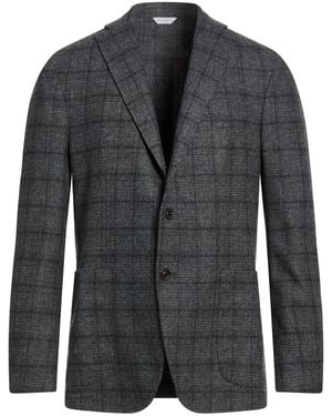 Boglioli Blazer Wool, Polyester, Elastane - Black