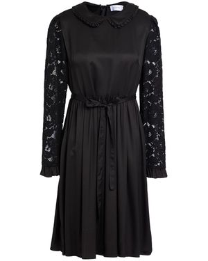 Aglini Mini Dress Silk, Elastane - Black