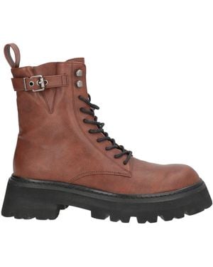 Twinset Ankle Boots Synthetic Material - Brown