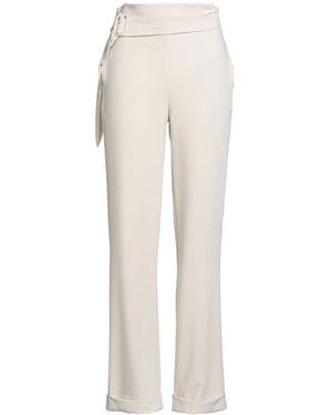 Cristina Gavioli Pants Polyester, Viscose, Elastane - White