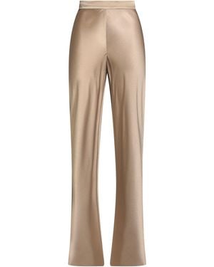 Alberta Ferretti Sand Pants Acetate, Silk - Natural